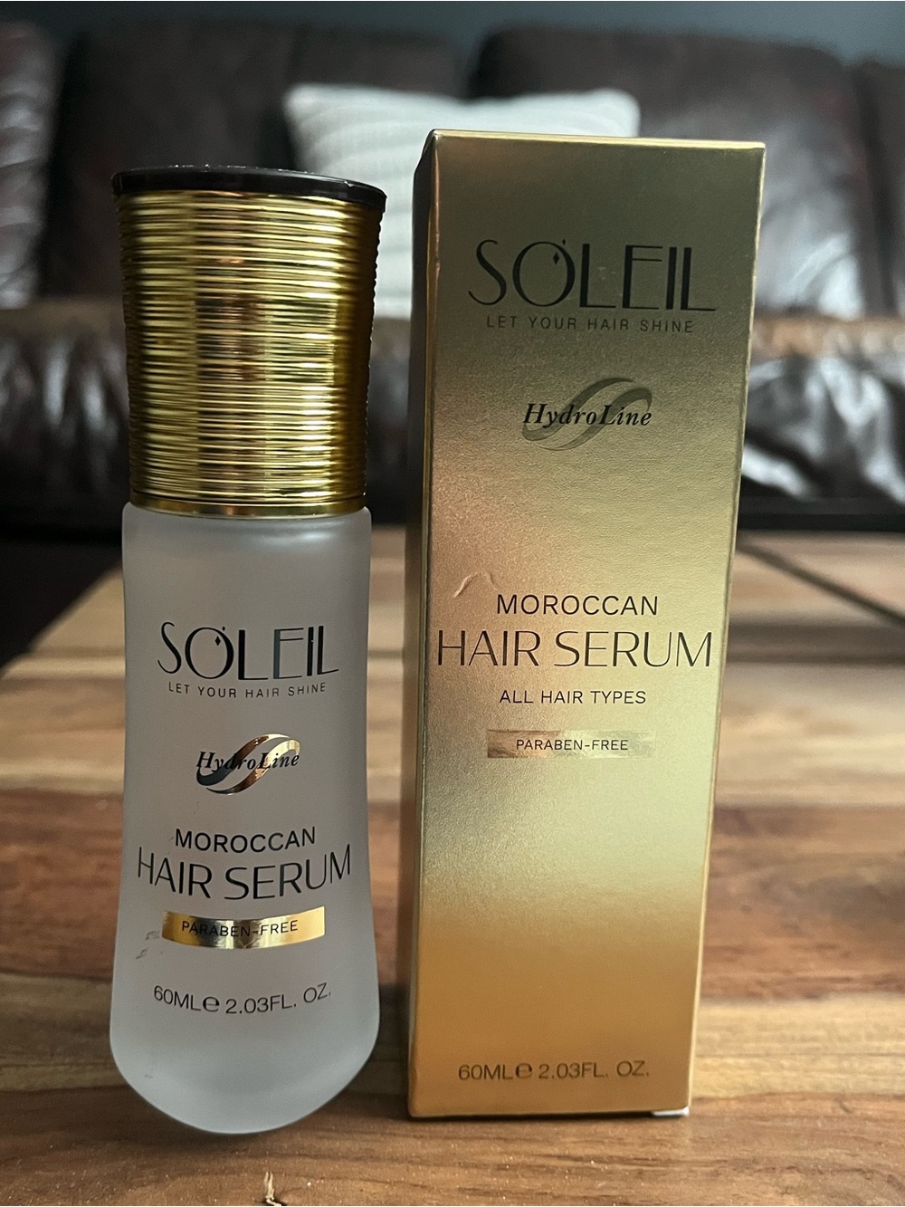 SOLEIL Moroccan Hair Serum - Gold | Nourishing Hair Treatment